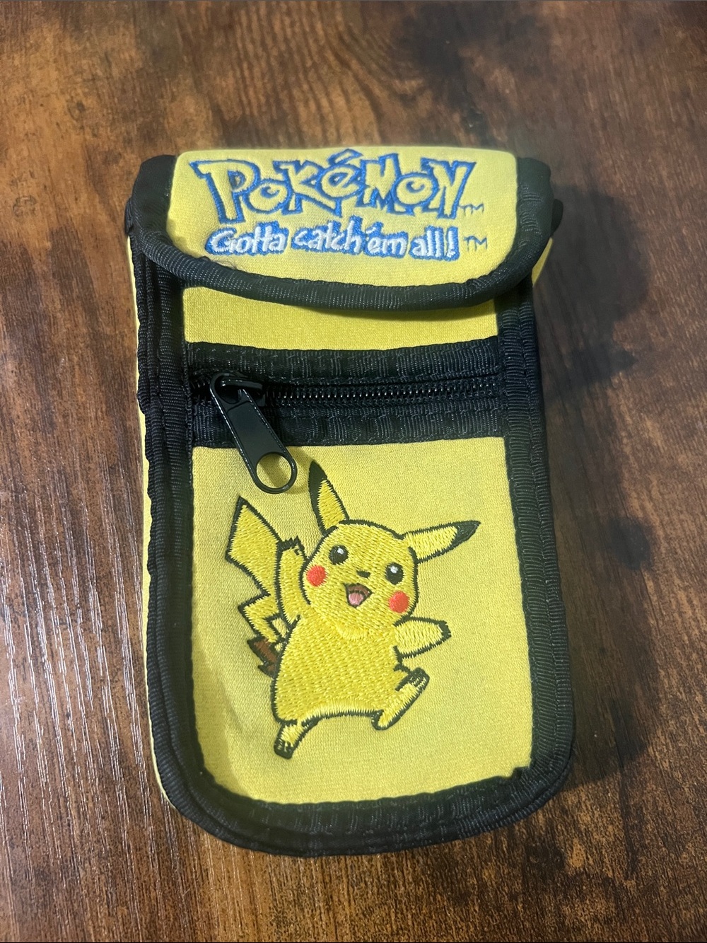 Pokemon Yellow Pikachu Phone Holster with Black Trim